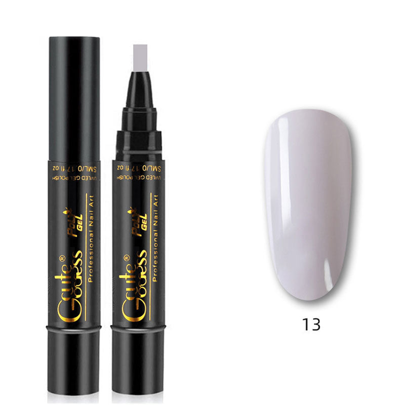 One-step adhesive Three-in-one nail polish gel pen
