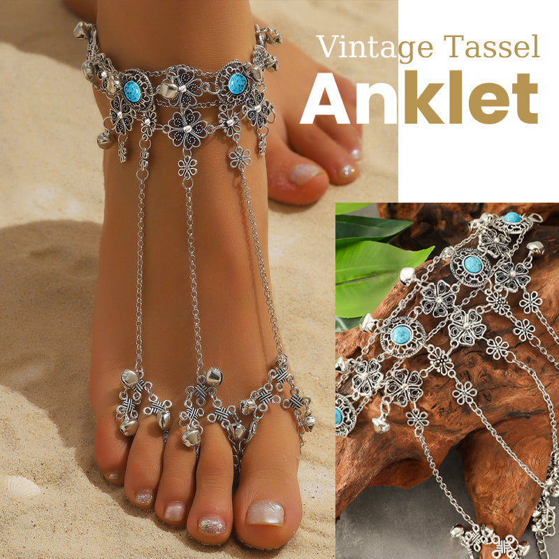 Vintage Tassel Anklet