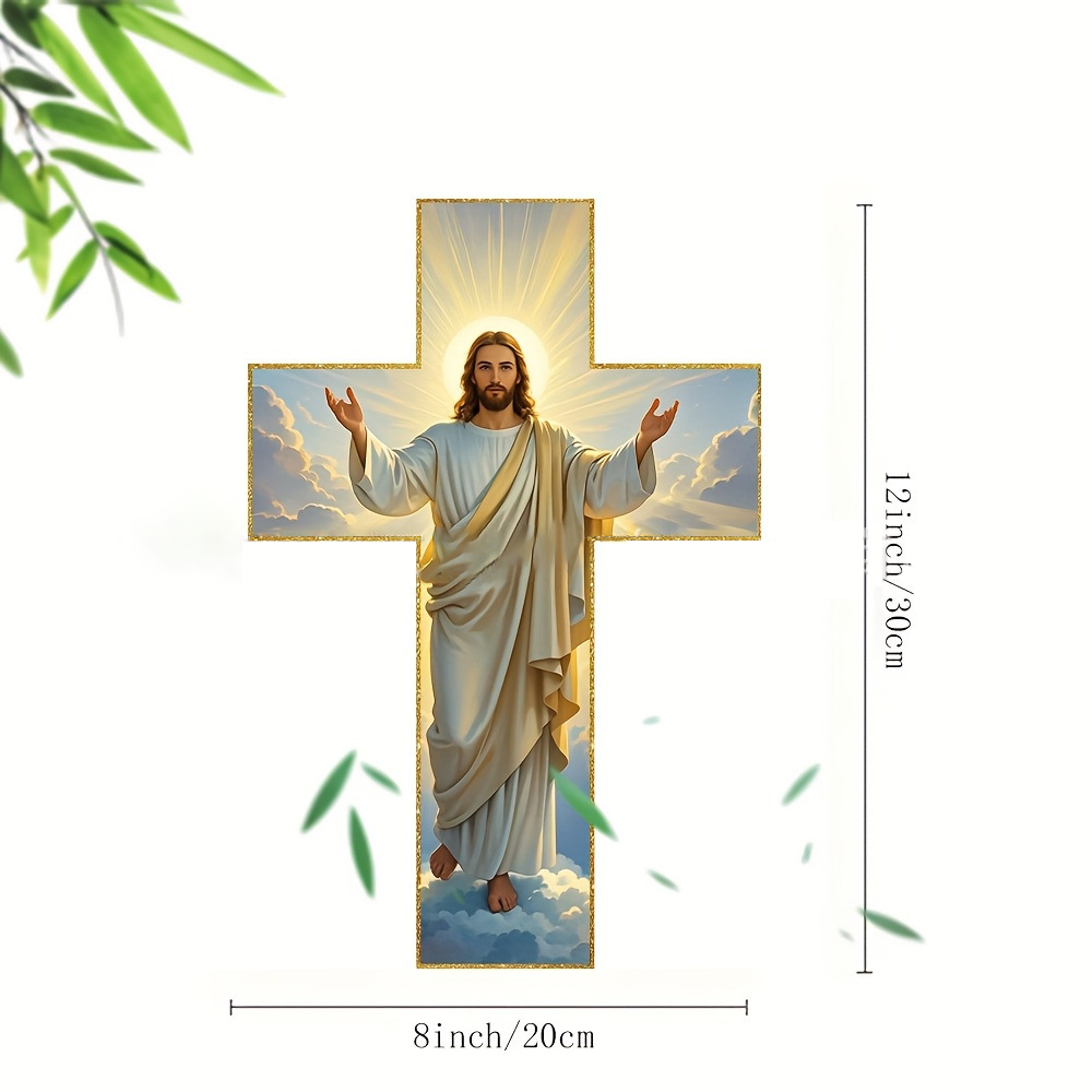 Vintage Wooden Jesus Christ Wall Cross