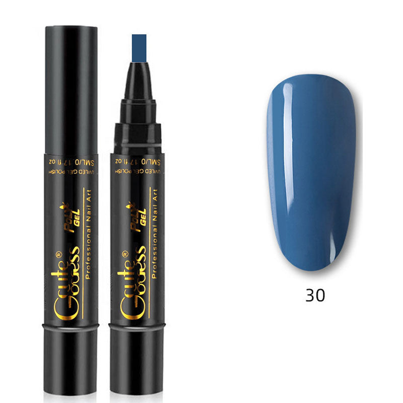 One-step adhesive Three-in-one nail polish gel pen