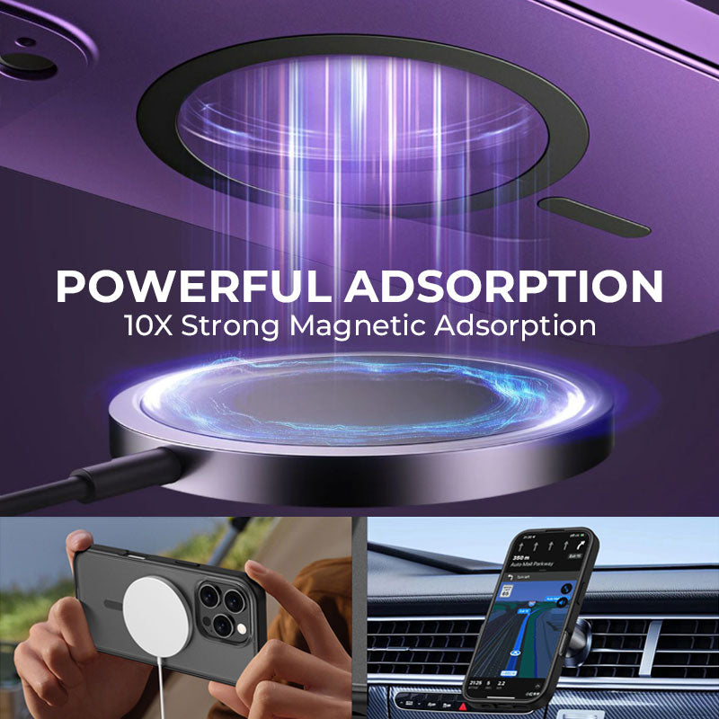 Magnetic Charging Anti-collision Matte Protective Case