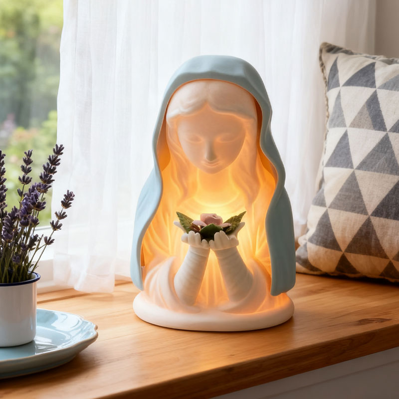 Night light for prayer from the Virgin Mary