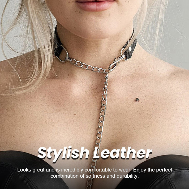 Retro Simple Black Punk Necklace