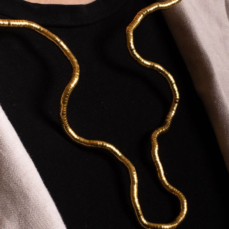 ✨Curved snake chain necklace✨