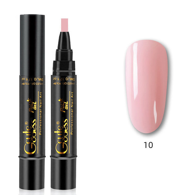 One-step adhesive Three-in-one nail polish gel pen