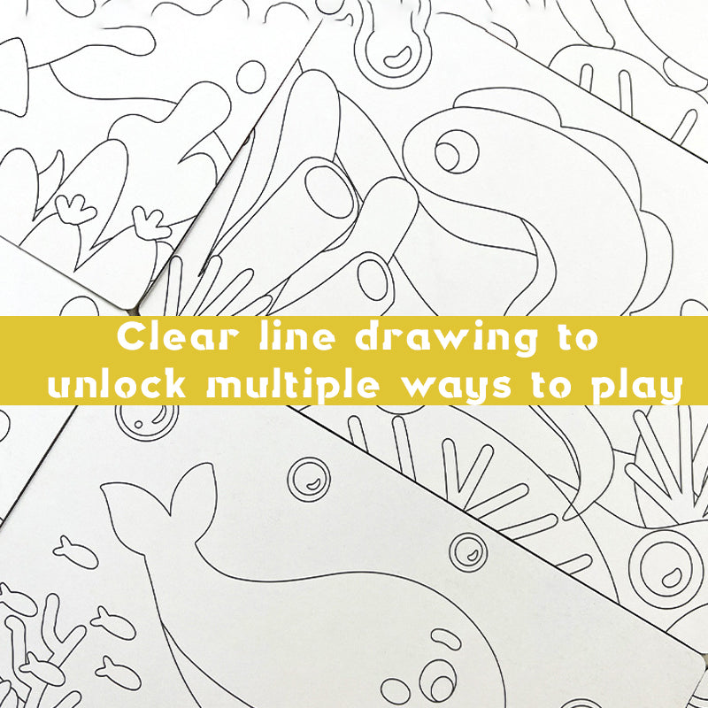 Children's Sand Painting Handmade Diy Coloring Educational Toy Set