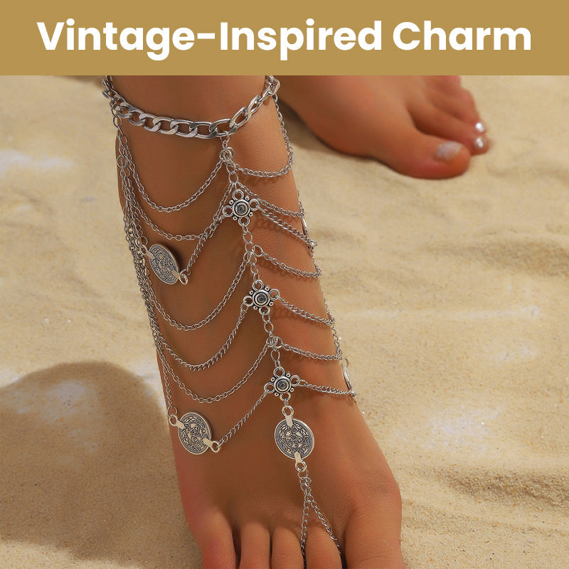 Vintage Tassel Anklet