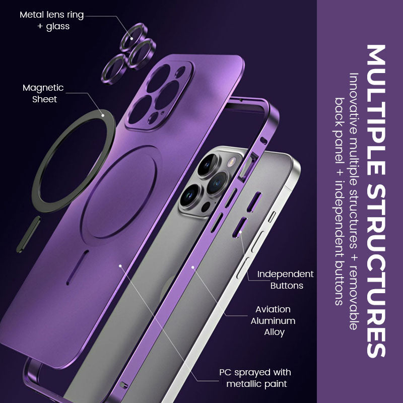 Magnetic Charging Anti-collision Matte Protective Case