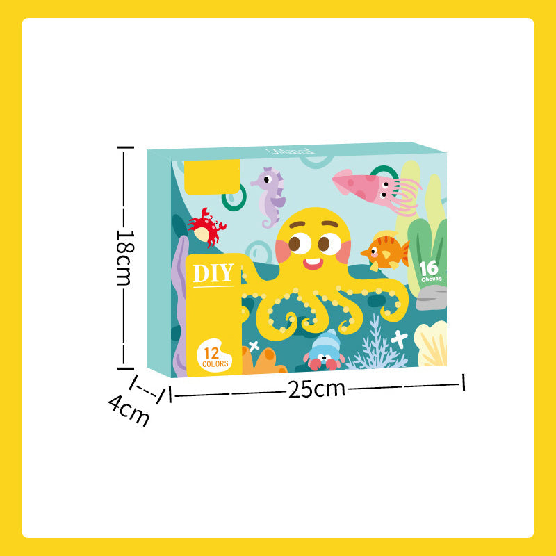 Children's Sand Painting Handmade Diy Coloring Educational Toy Set