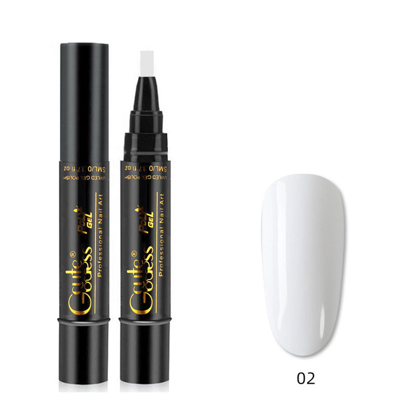 One-step adhesive Three-in-one nail polish gel pen