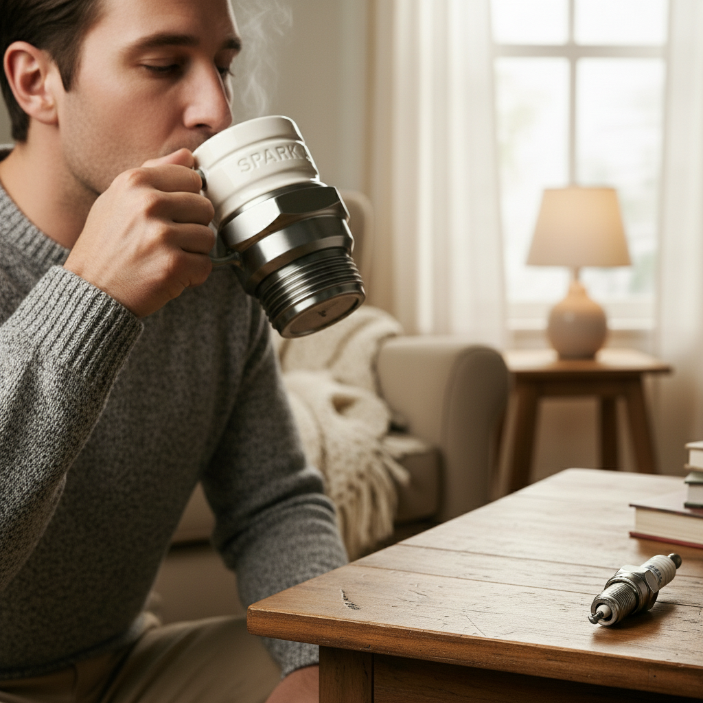 🔧Spark plug cap☕