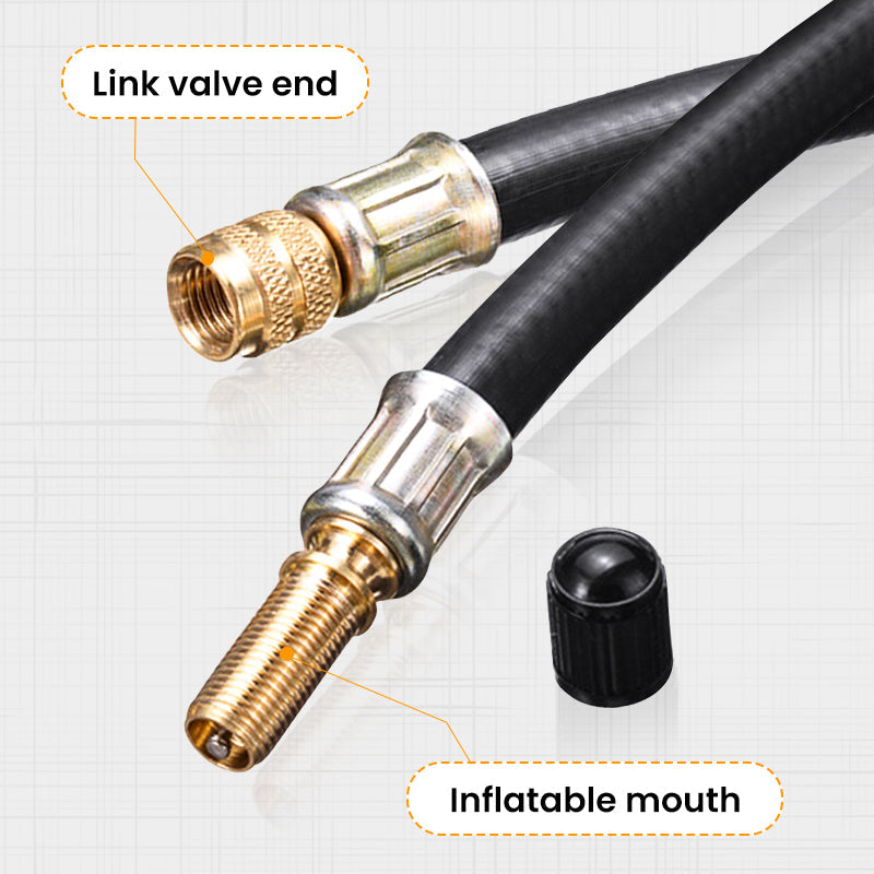 Universal flexible tire valve extension