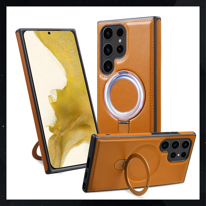 Luxury Leather MagneticPhone Case
