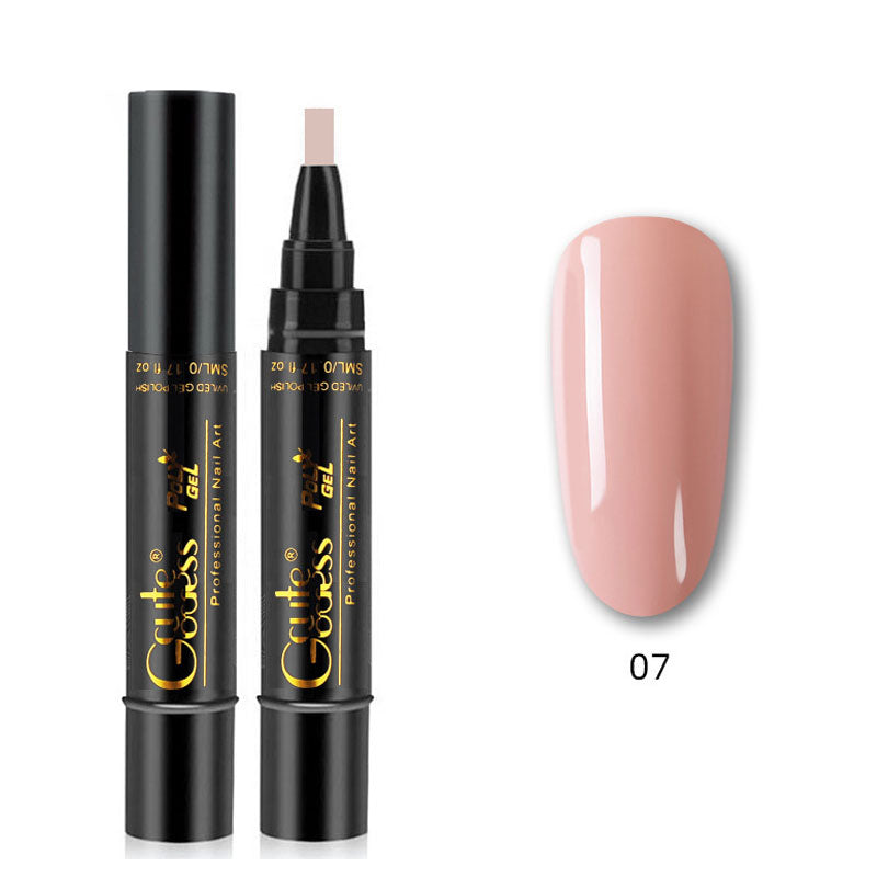 One-step adhesive Three-in-one nail polish gel pen