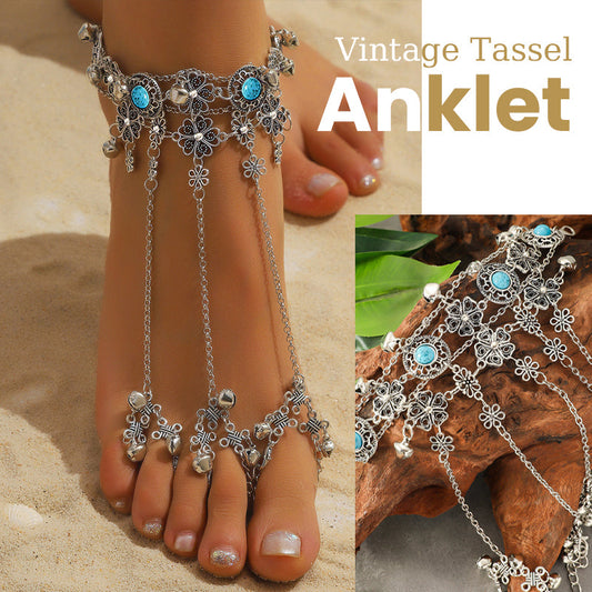 Vintage Tassel Anklet