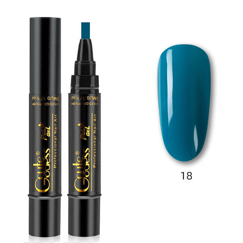 One-step adhesive Three-in-one nail polish gel pen