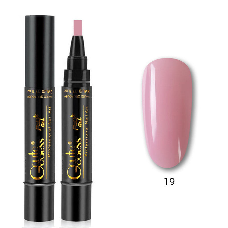 One-step adhesive Three-in-one nail polish gel pen