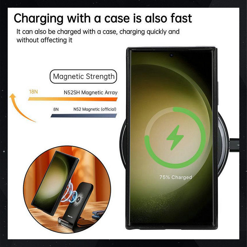 Luxury Leather MagneticPhone Case