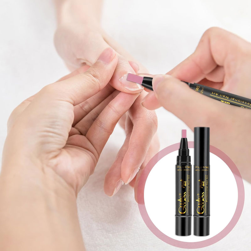 One-step adhesive Three-in-one nail polish gel pen