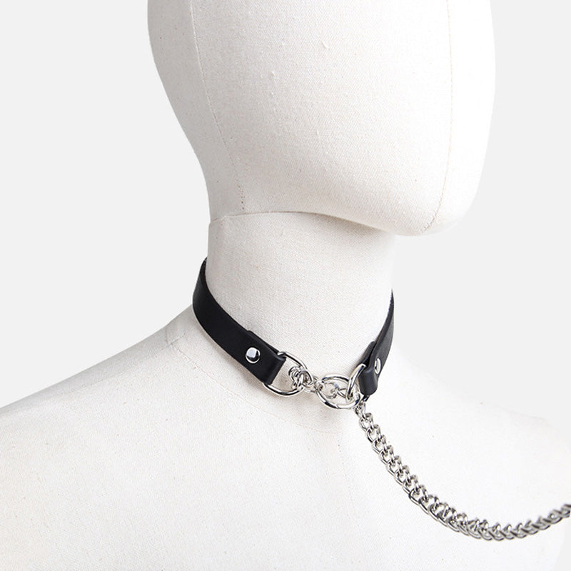 SM Collar Sex Toys Traction Chain