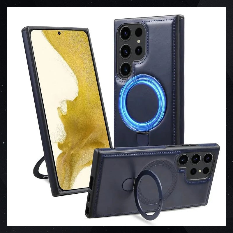 Luxury Leather MagneticPhone Case