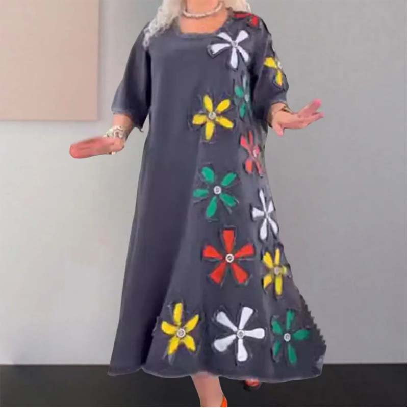 Everyday skirt with round neck